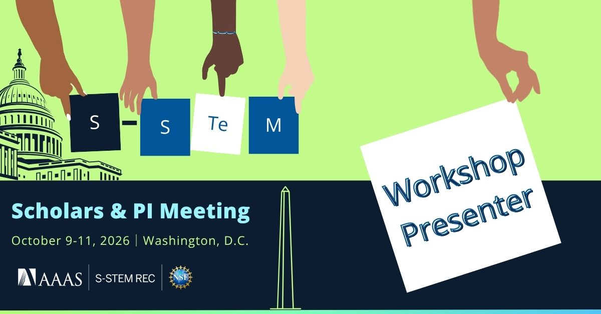 Be A Shark Workshop Selected for the AAAS S-STEM Meeting